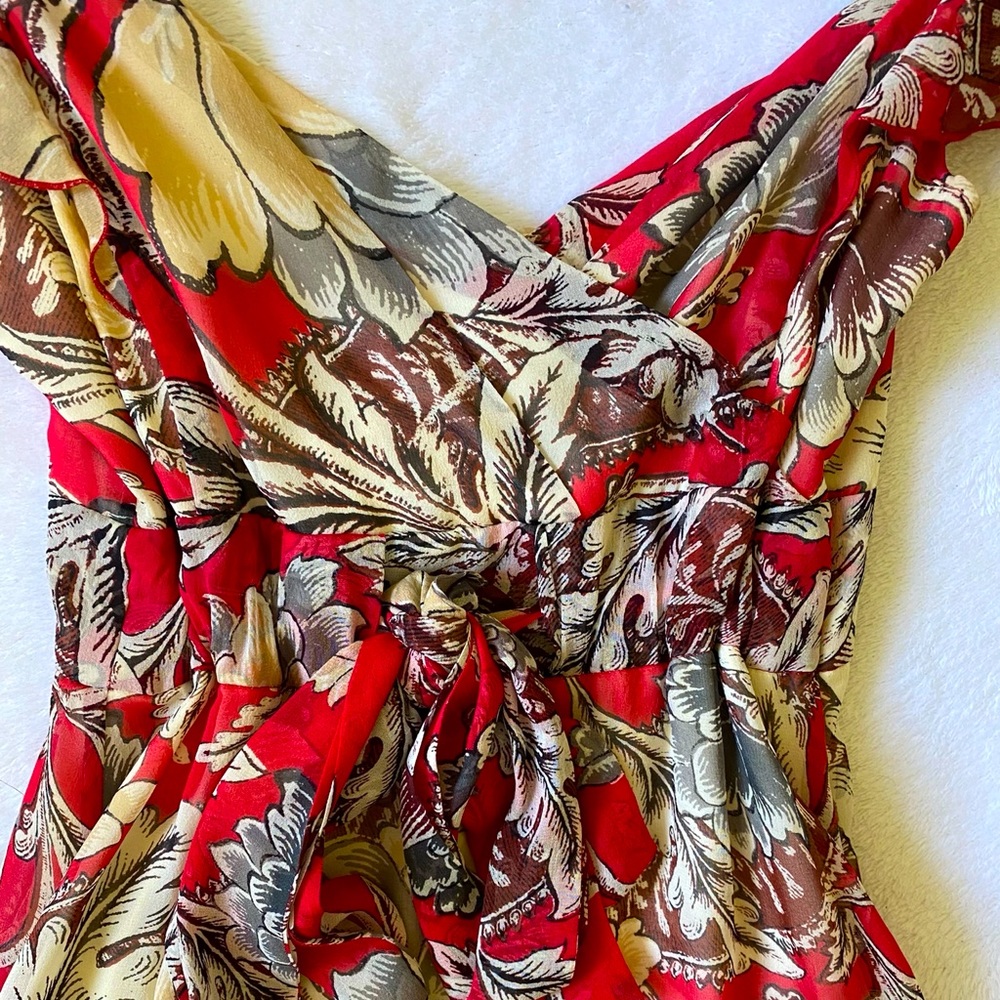 NWT GORGEOUS DVF FULLY LINED SILK DRESS 2/XS